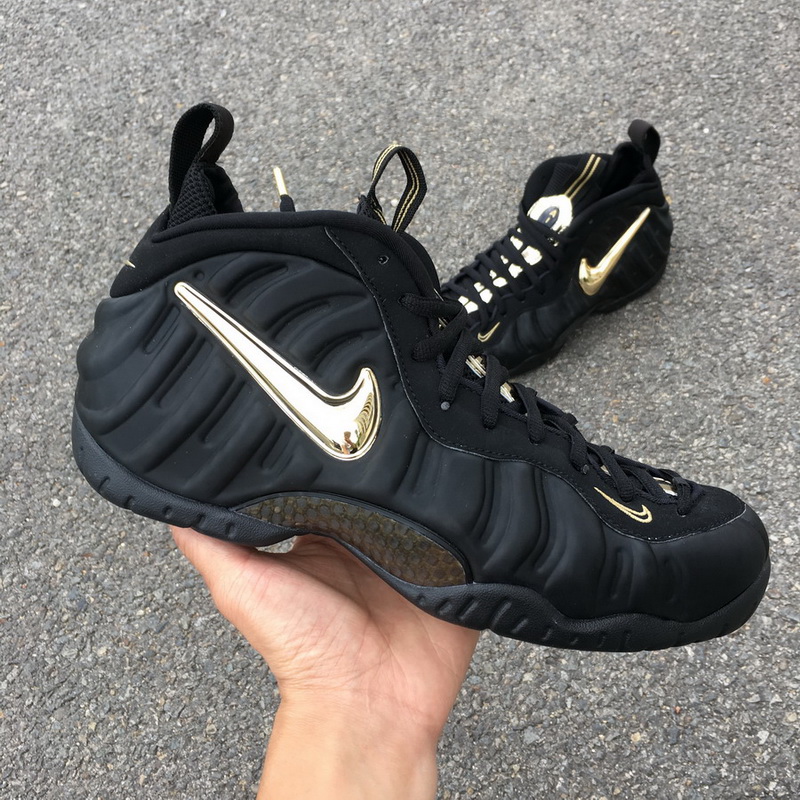 Authentic Nike Air Foamposite Pro “Black - Metallic Gold”